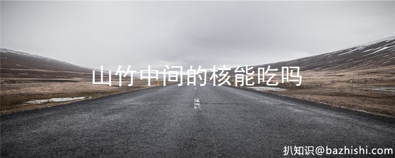 山竹中间的核能吃吗